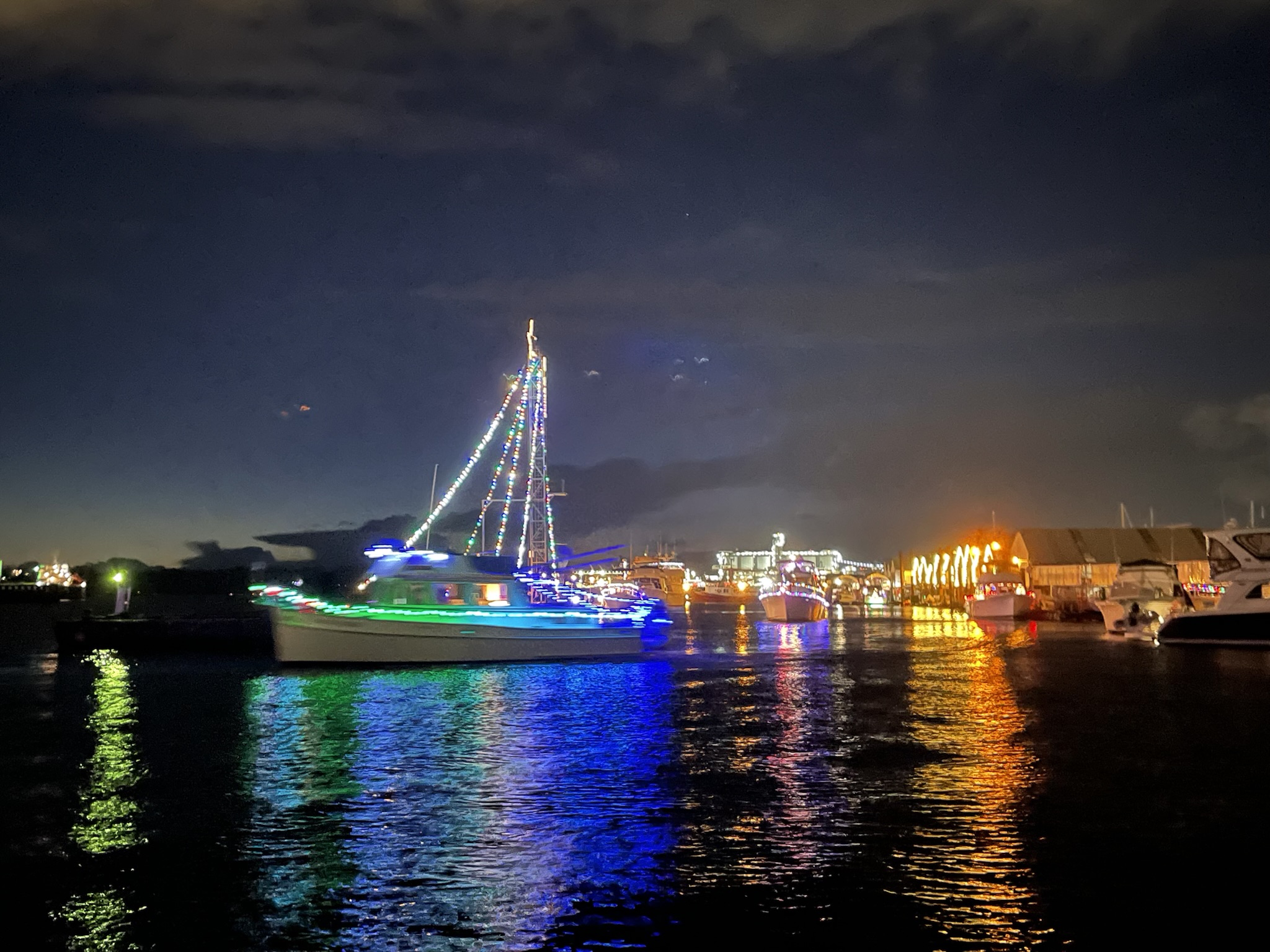 Christmas Lights on the Water